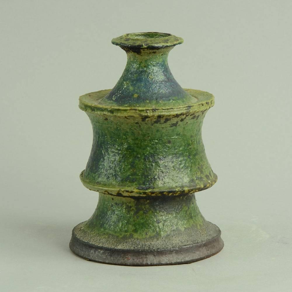 Finnish Stoneware Vase by Kyllikki Salmenhaara for Arabia, Finland, circa 1950s For Sale