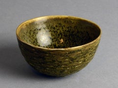 Small Bowl with Solfatara Glaze by Axel Salto for Royal Copenhagen