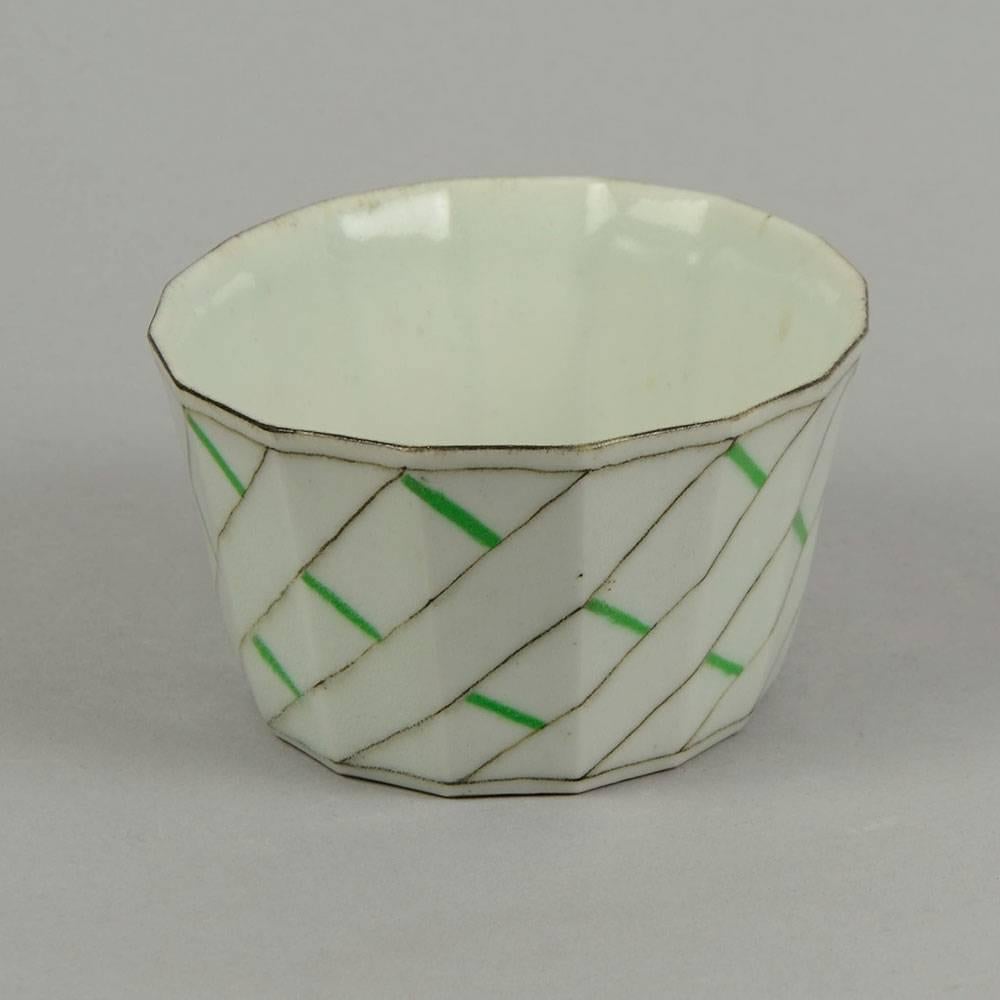 Mid-Century Modern Porcelain Bowl by Bodil Manz For Sale