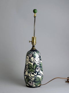 Ceramic Lamp by Sofie Lundstein for Herman a. Kahler Keramik, 1910s-1920s