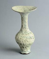 Vase with Volcanic Glaze by Lucie Rie