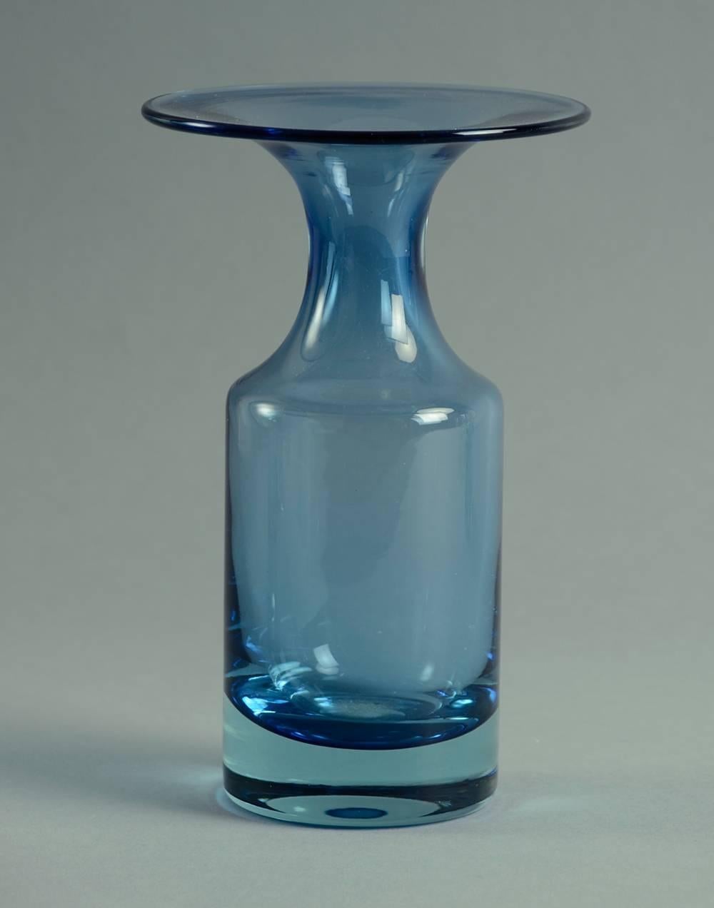 Tapio Wirkkala for Iittala, Finland

1. Vase in purple-blue glass, 1966.
Height 6 1/4