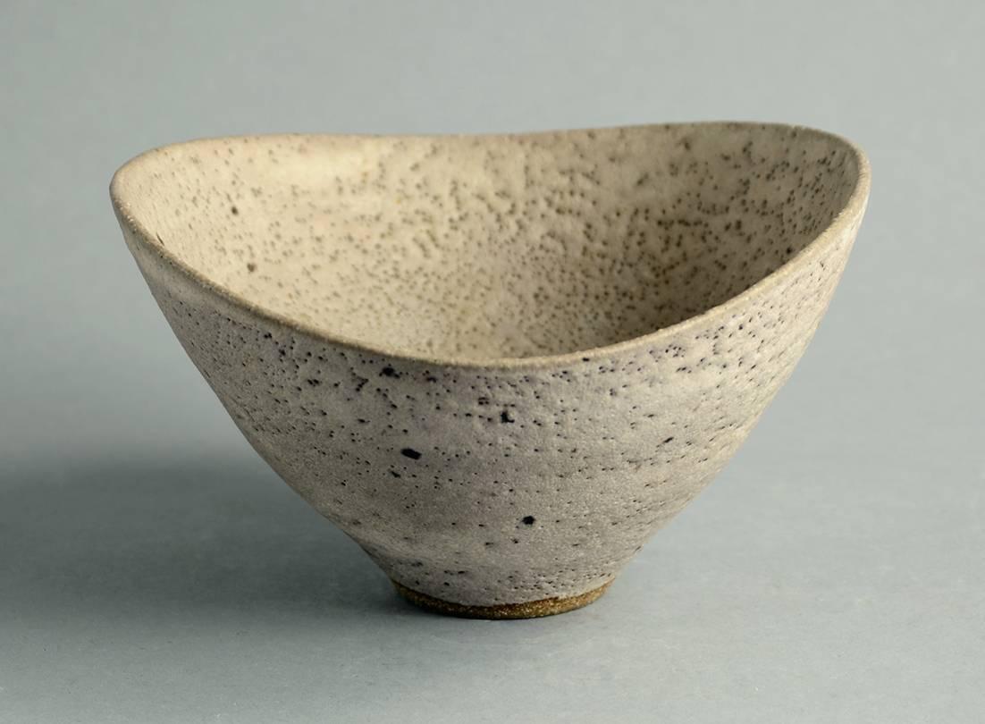 Glazed Bowl with Pitted Glaze by Lucie Rie