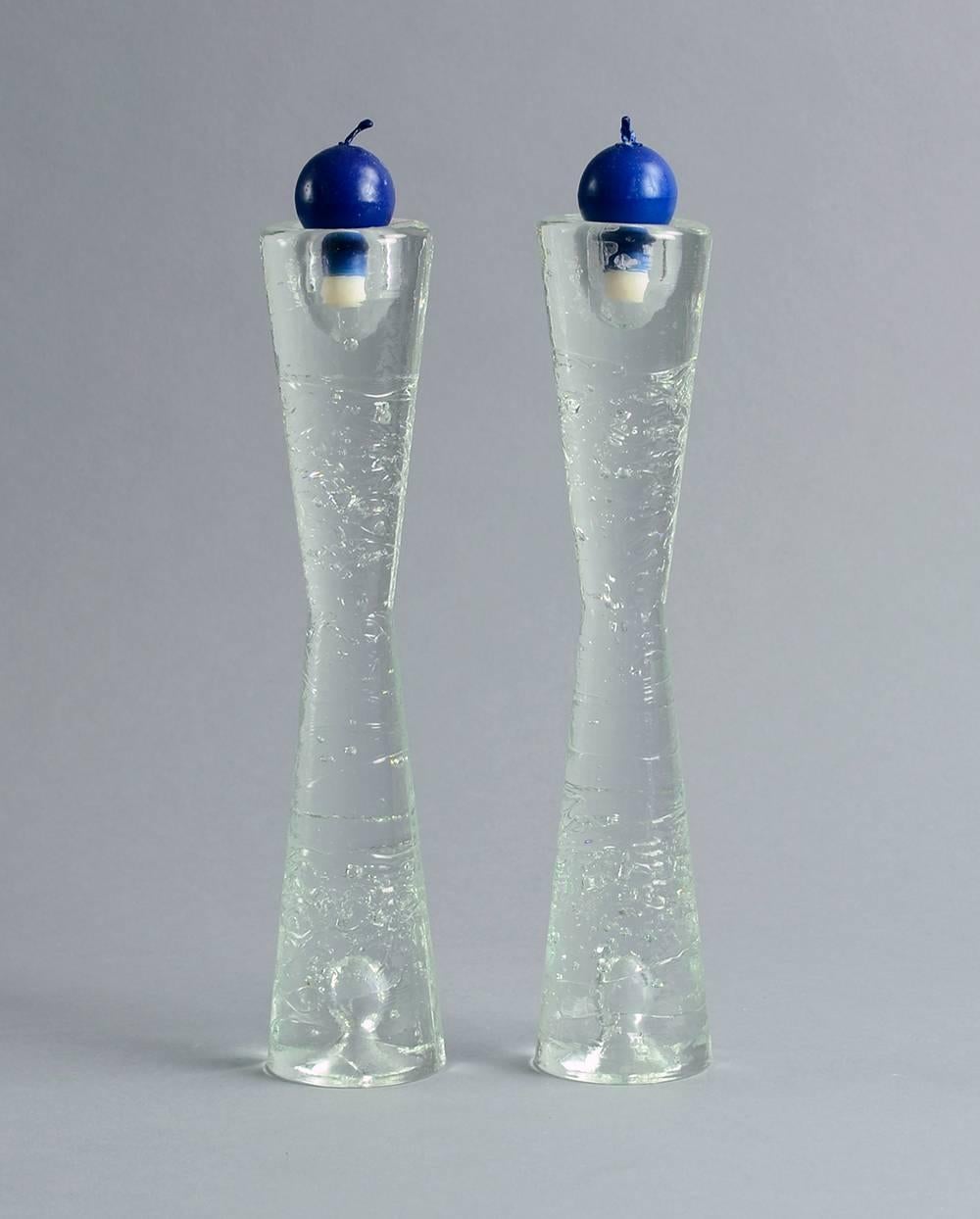 Finnish Pair of Candlesticks by Timo Sarpaneva for Iittala For Sale