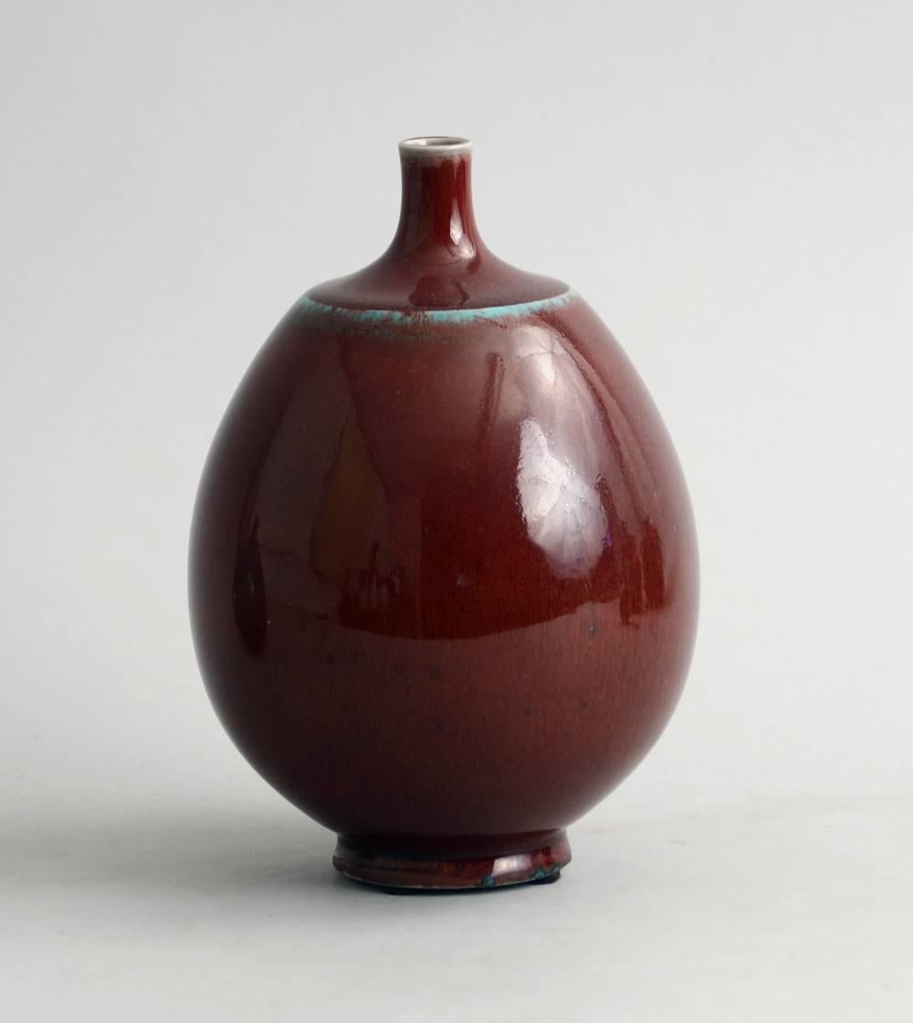 Glazed Three Vases by Berndt Friberg for Gustavsberg For Sale
