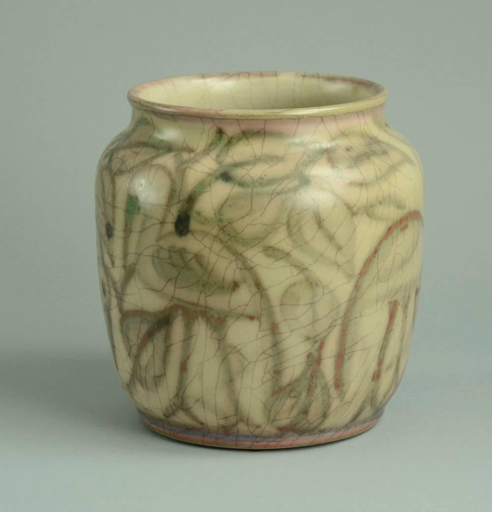 Art Nouveau Stoneware Vase by Hans Hjorth  For Sale
