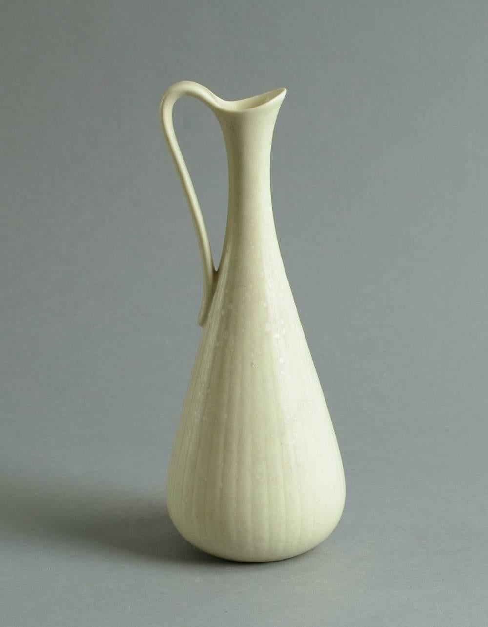 20th Century Five Vases with Matte White Glaze by Gunnar Nylund for Rörstrand, circa 1950s For Sale