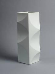 Three Matte White Archais Vases by Heinrich Fuchs for Lorenz Hutschenreuther
