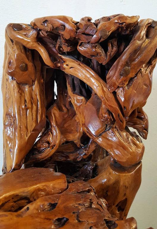 Chinese Sculptural ThreeTiered Root Wood Table For Sale at 1stDibs