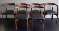 Set of Six Lawrence Peabody Sculptural Dining Chairs