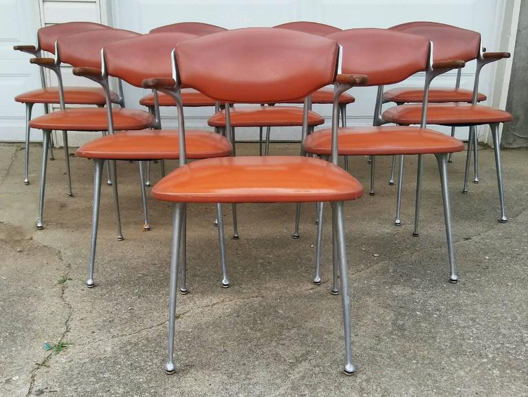 Rare Shelby Williams Gazelle Armchairs 1950s At 1stdibs