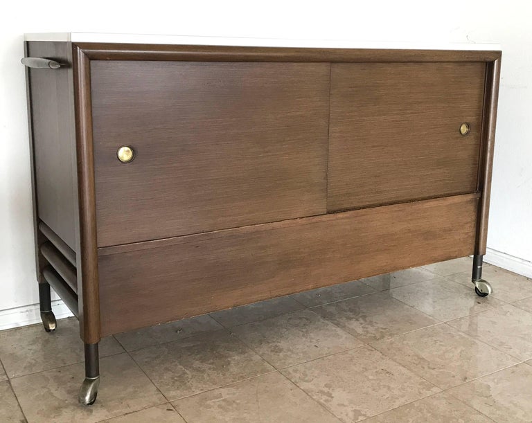 Unique John Keal Server With Six Folding Tables