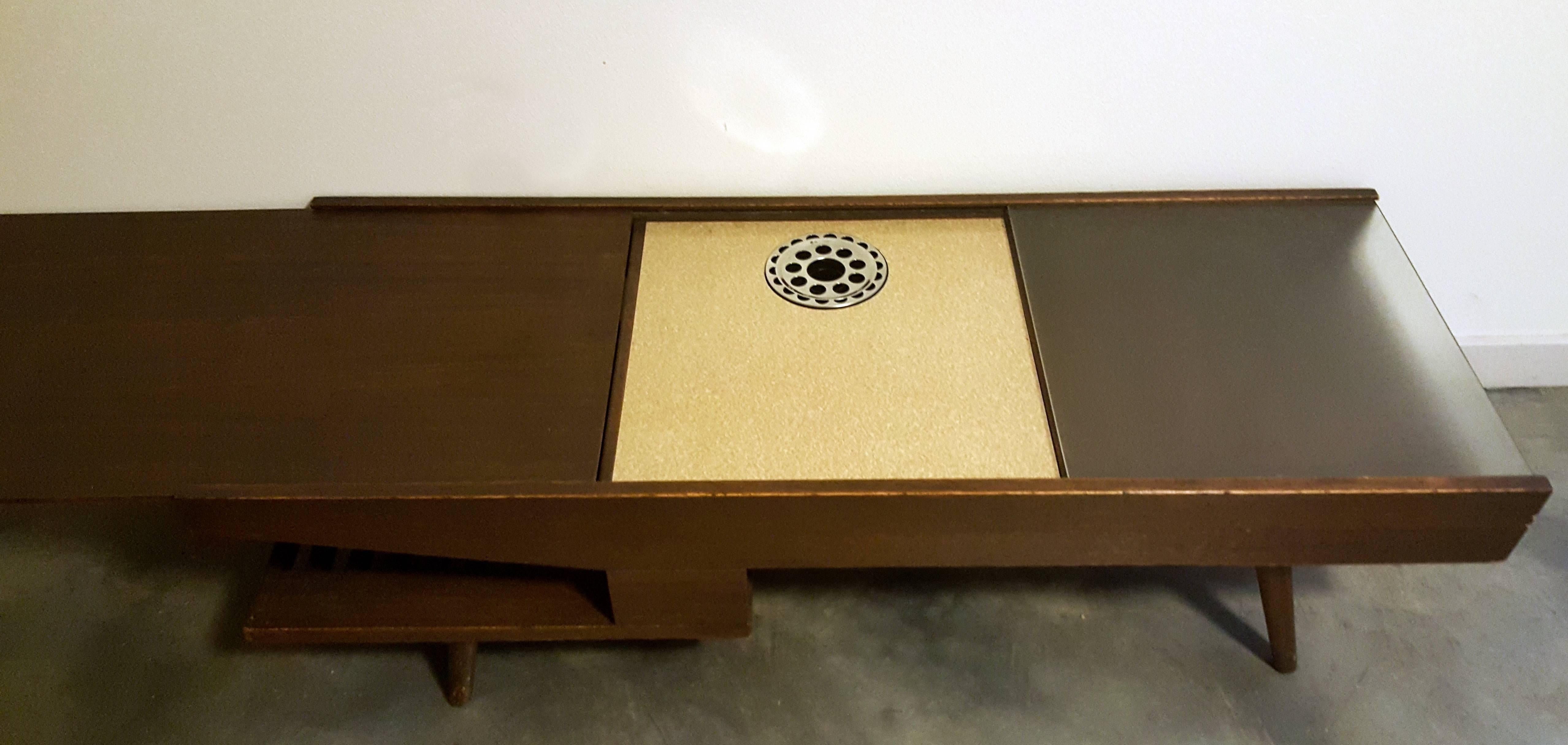 Rare John Keal for Brown Saltman Coffee Table  In Good Condition In Culver City, CA