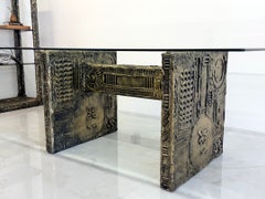 Adrian Pearsall Cast Goopy Sculptured Brutalist Dining Table, 1960's