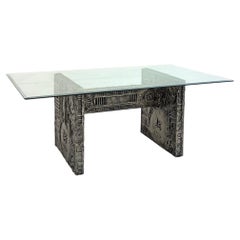 Adrian Pearsall Cast Goopy Sculptured Brutalist Dining Table, 1960's