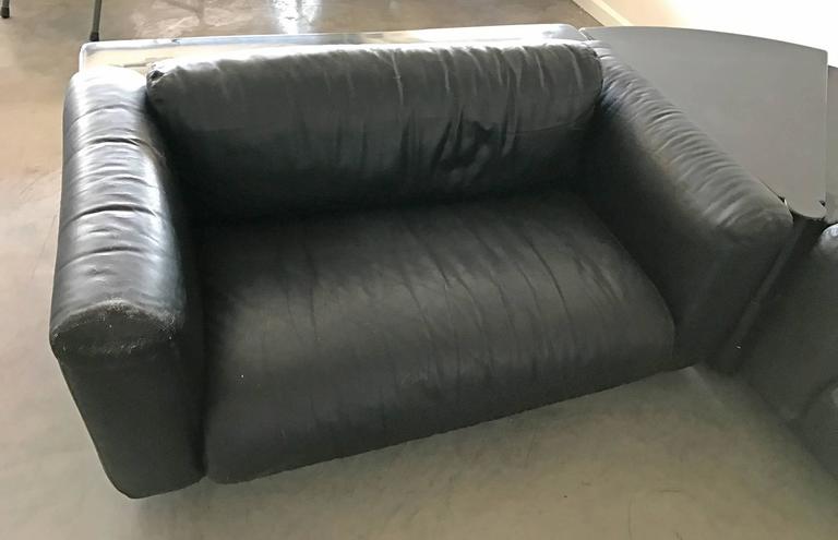 Cini Boeri Five Piece Gradual Sectional Sofa System For Cini Boeri Five Piece Gradual Sectional Sofa System For