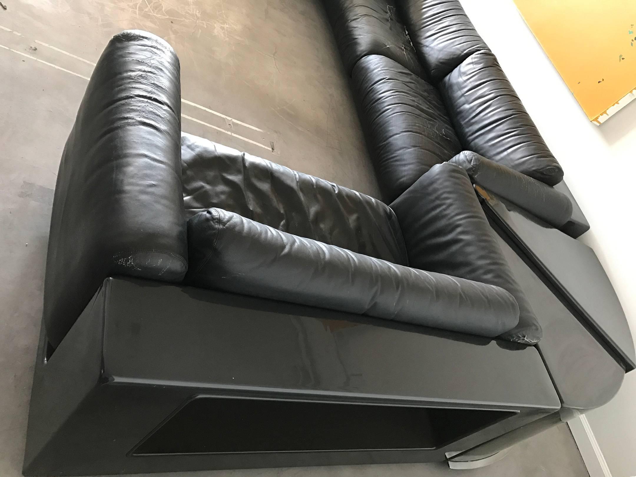 Italian Cini Boeri Five-Piece Gradual Sectional Sofa System for Gavina Knoll