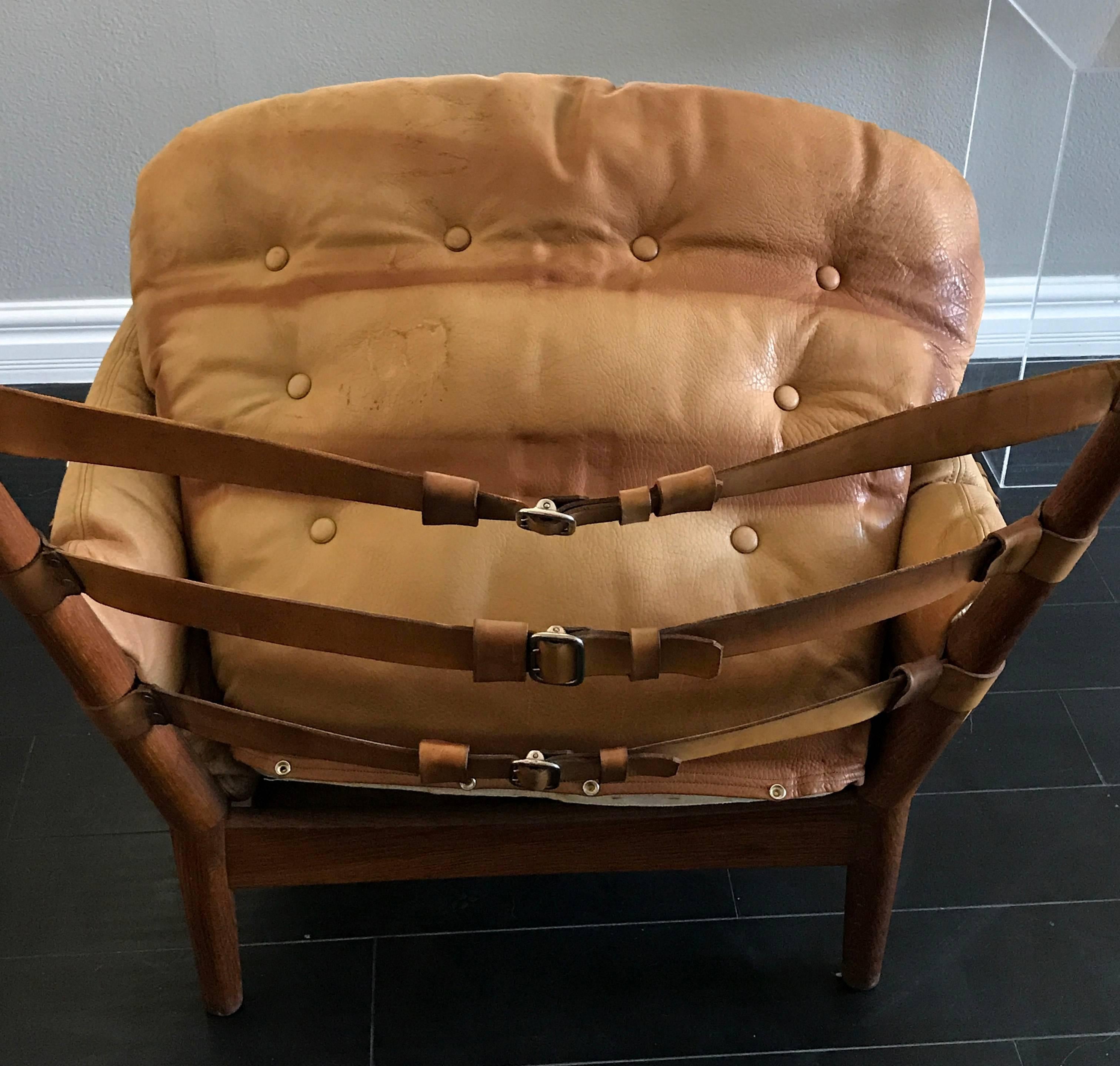 Danish John Mortensen Lounge Chair Model 4521 for Magnus Olesen