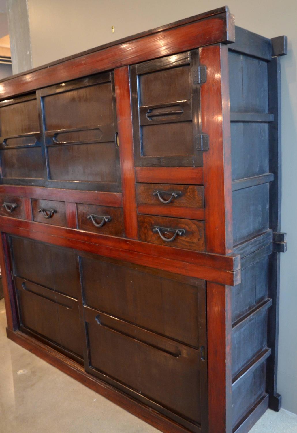 Japanese Mizuya Kitchen Tansu For Sale at 1stdibs
