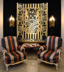 Black Lacquer and Gold Screen:  Paul Fehér