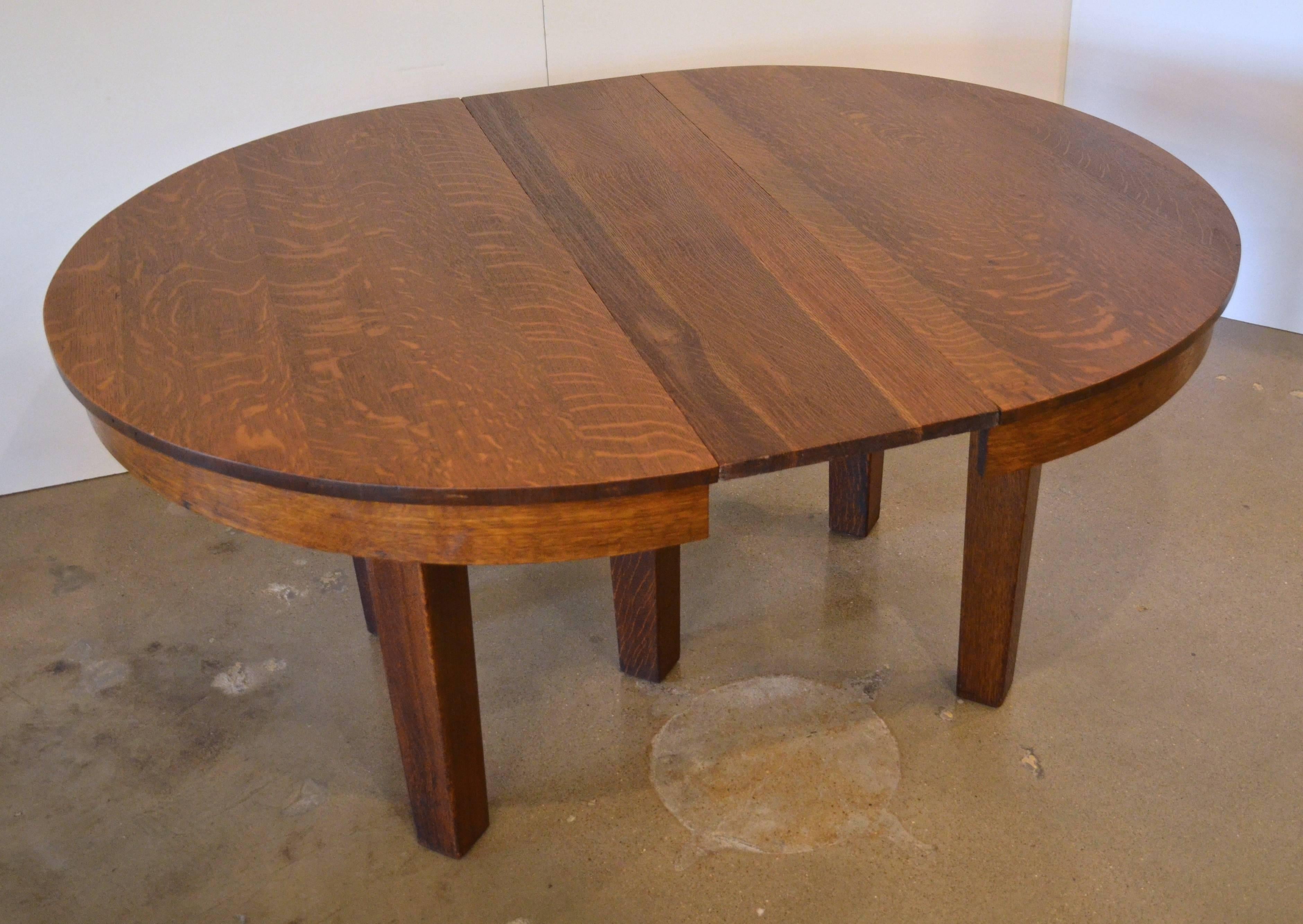 20th Century L&JG Stickley Round Dining Table