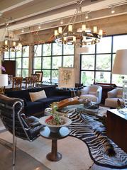 4' Oversized Chrome Twelve-Light Chandelier