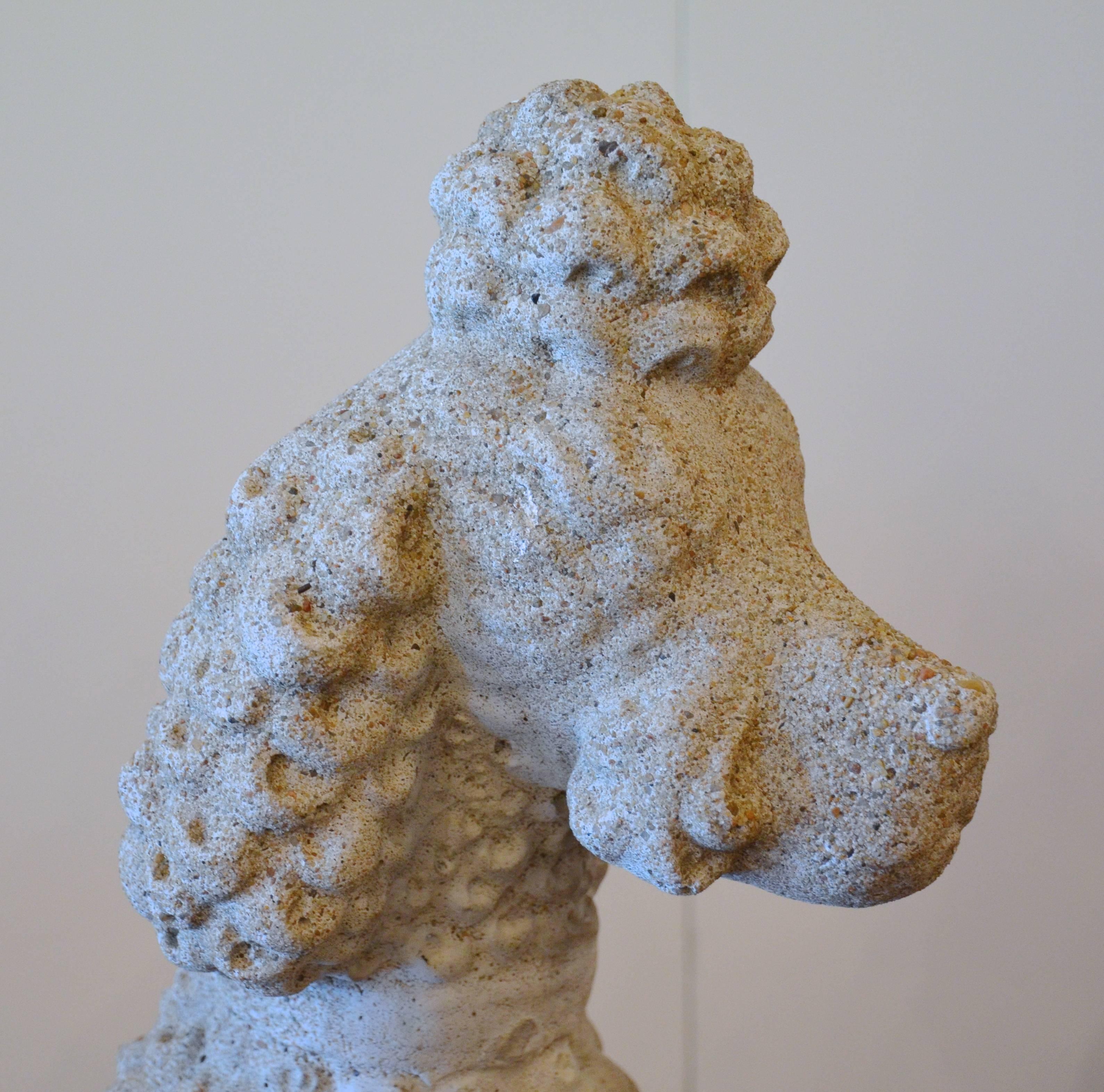Cast Stone Poodles 1