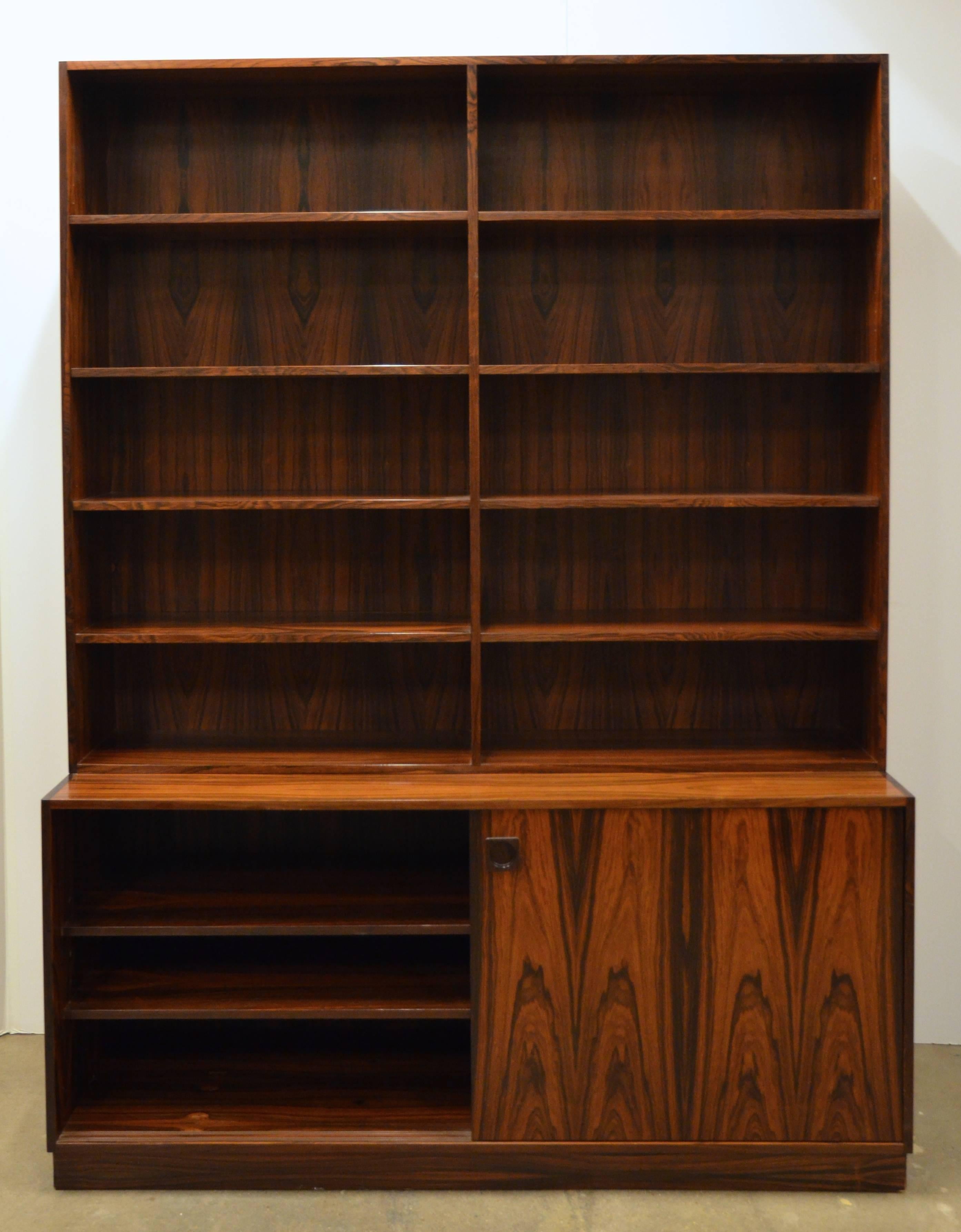 Mid-20th Century Mid-Century Modern Danish Rosewood Bookcase