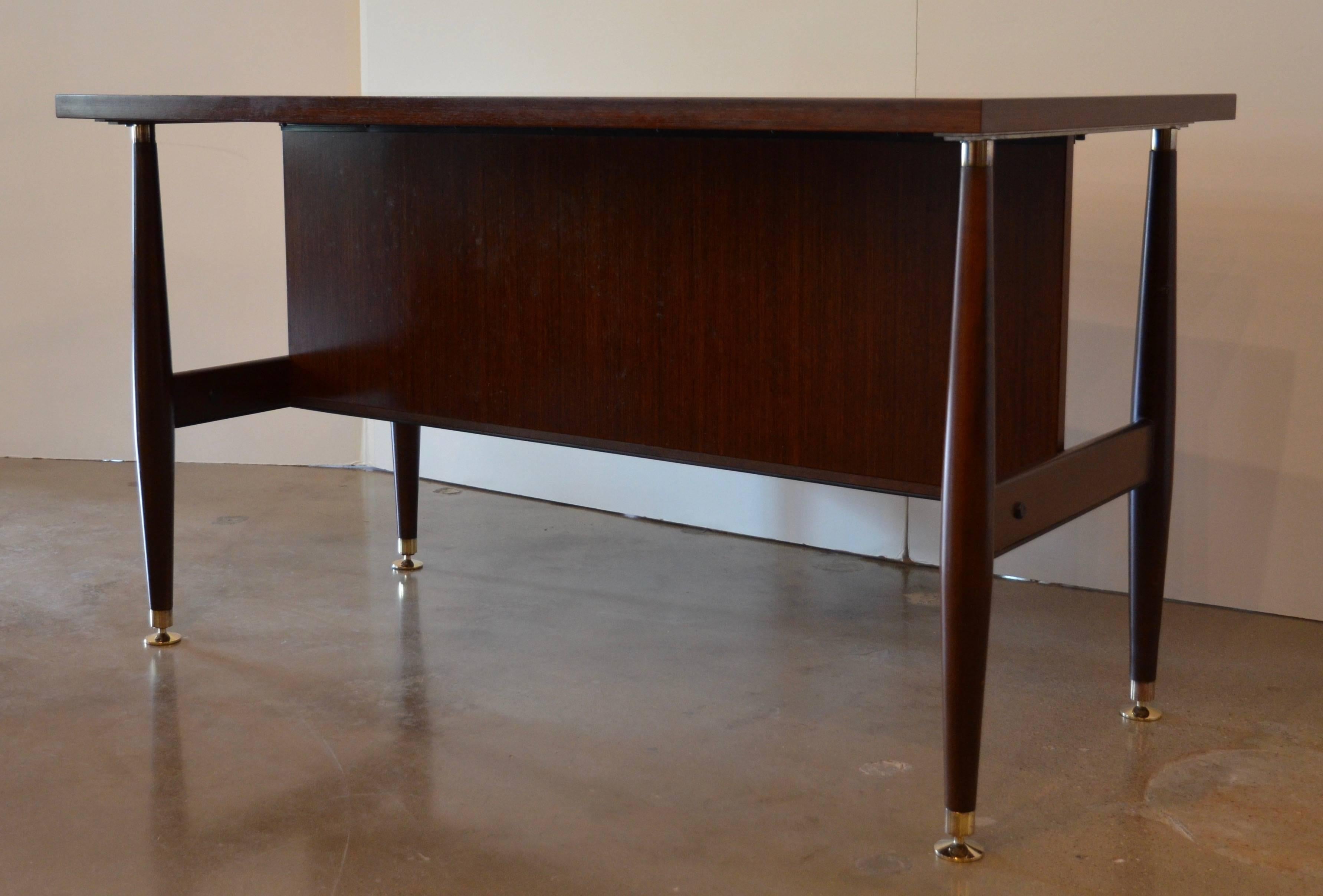 Italian Mid-Century Table or Writing Desk In Good Condition In Austin, TX
