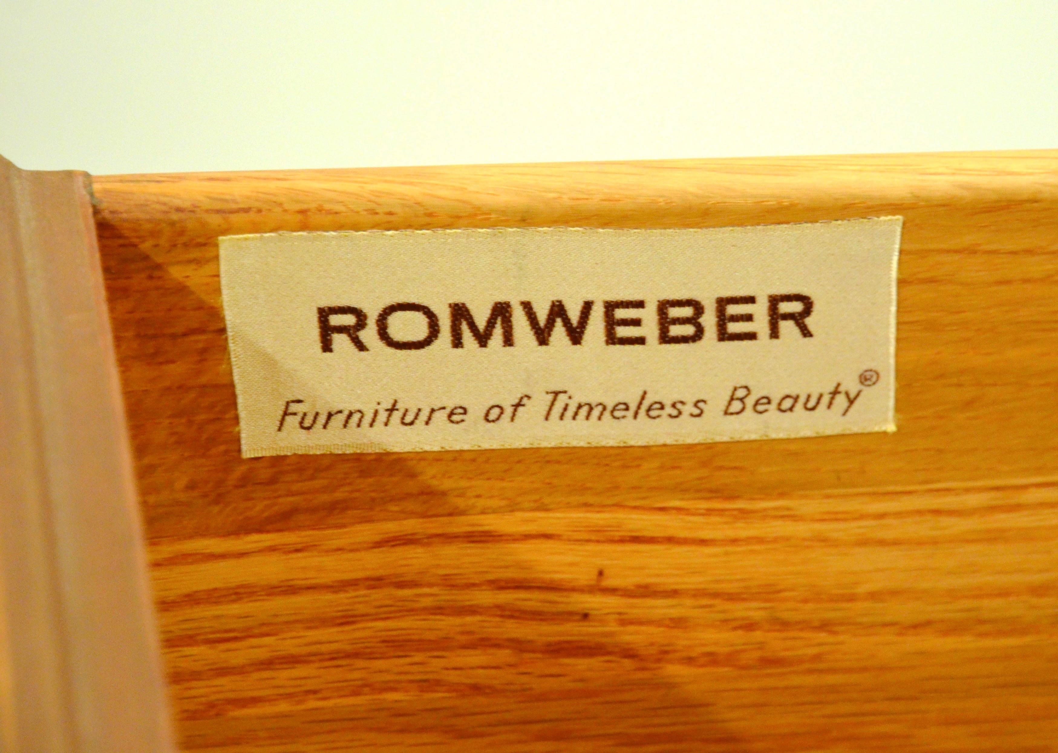 Mid-Century Romweber Dresser or Sideboard with Steel Hardware 3