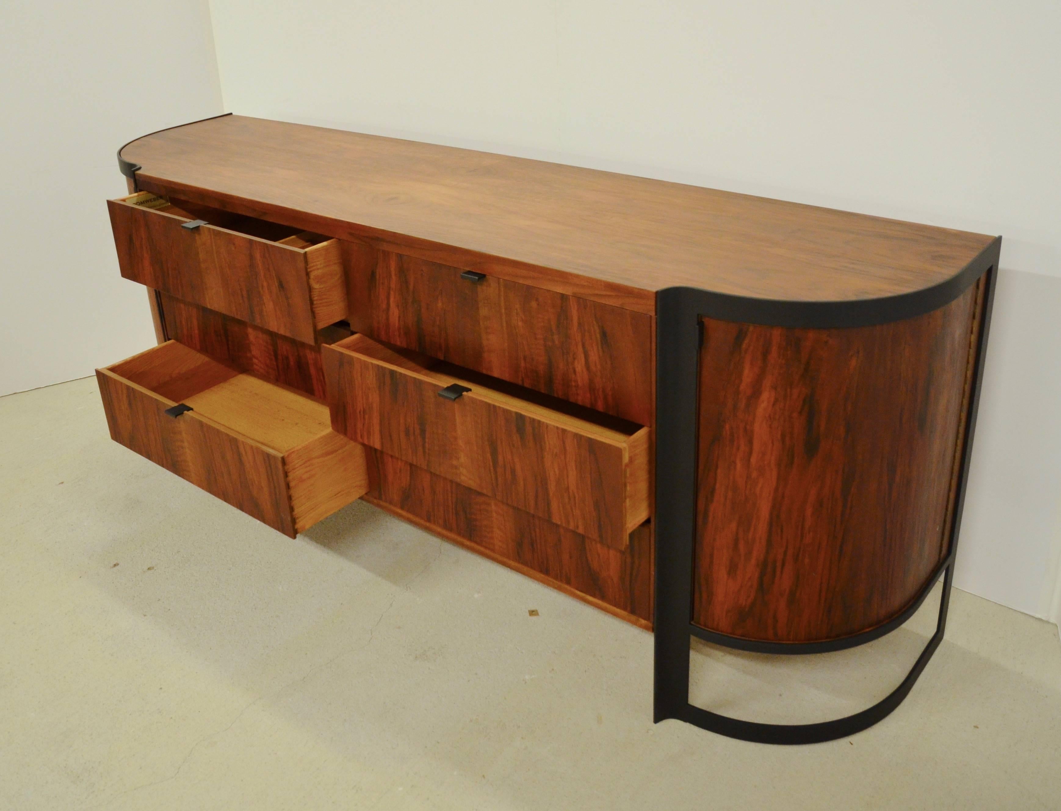 Mid-20th Century Mid-Century Romweber Dresser or Sideboard with Steel Hardware