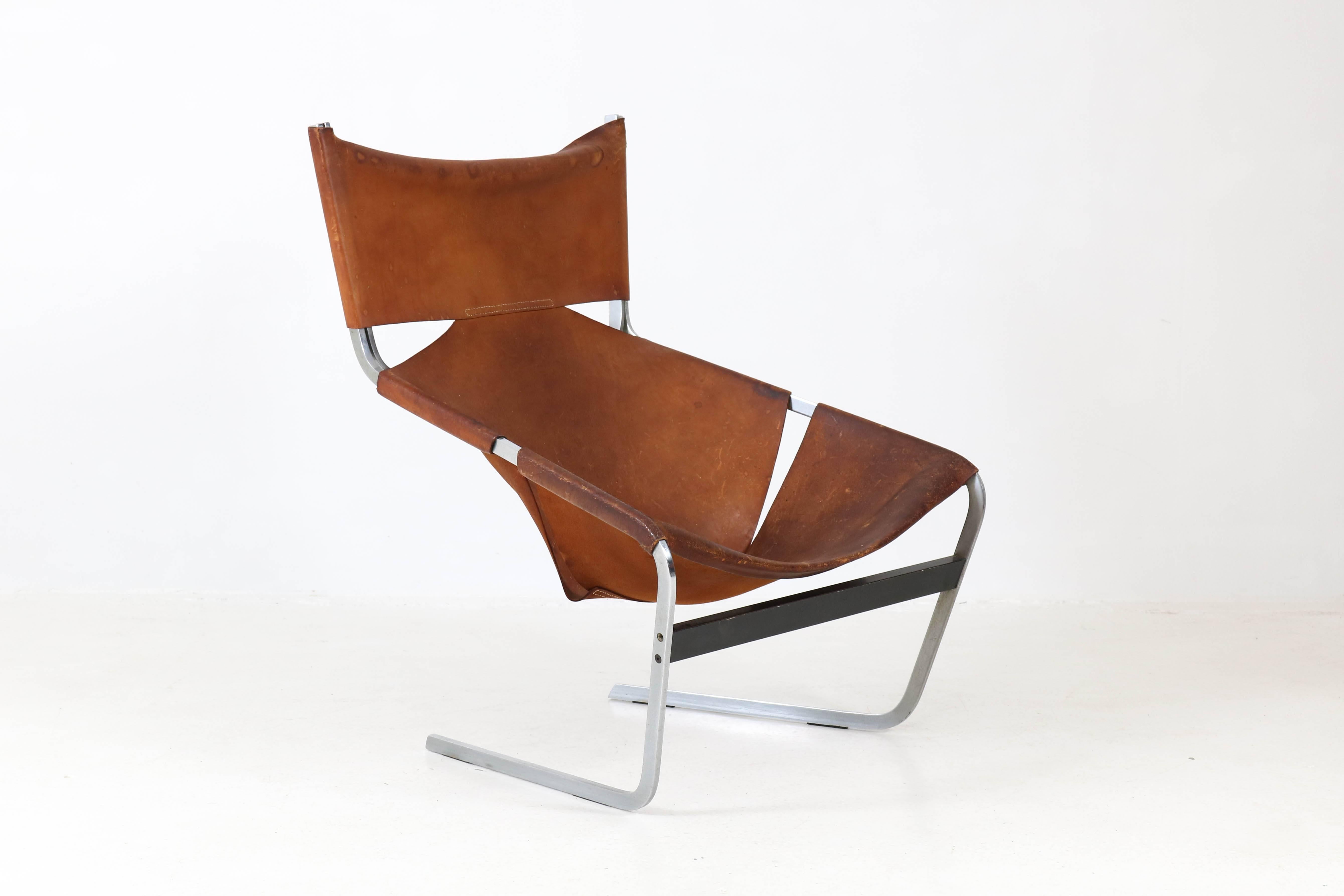 Dutch Mid-Century Modern F-444 Lounge Chair by Pierre Paulin for Artifort, 1960s