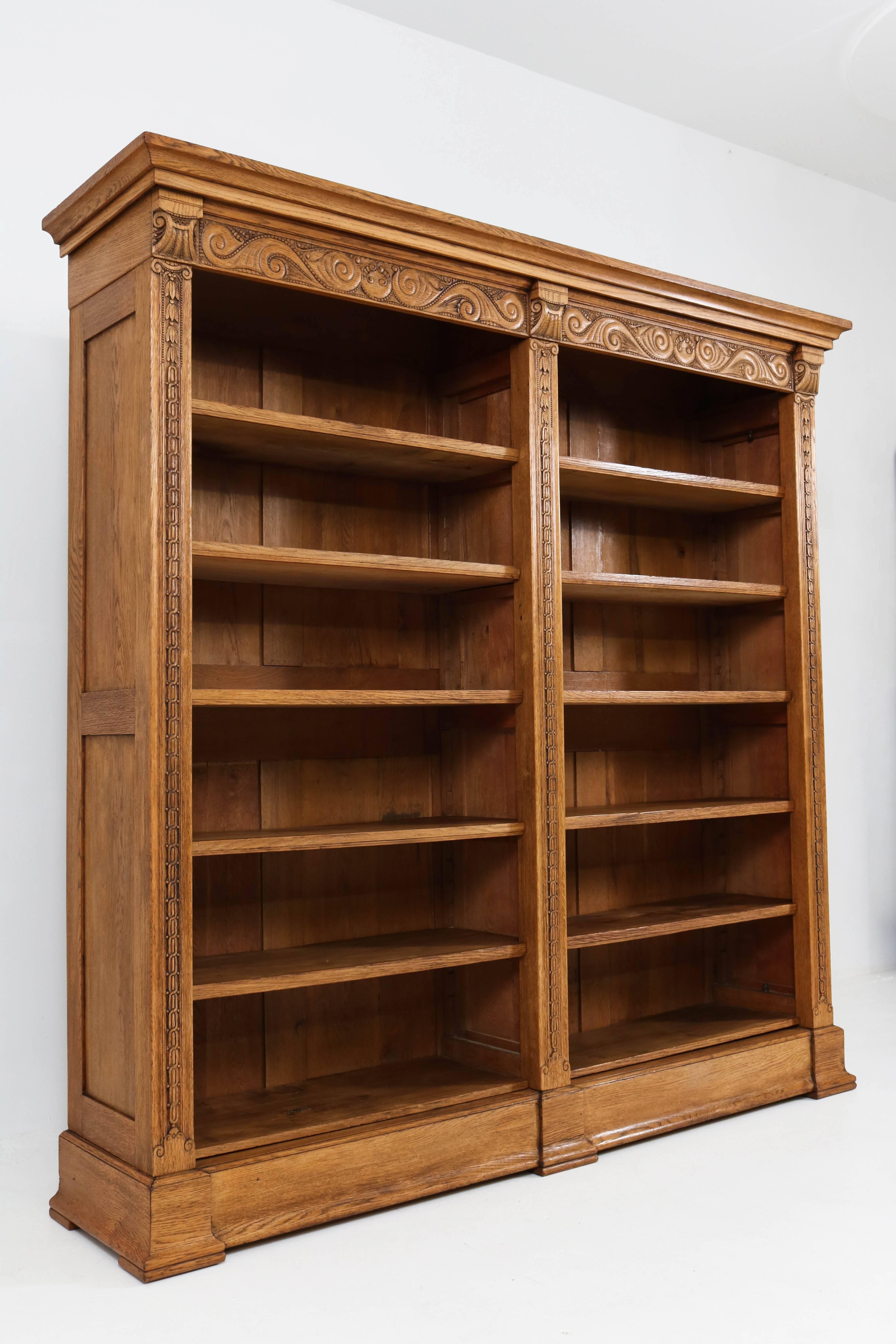 art nouveau bookcase