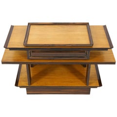 Sycamore Maple Art Deco Console Table by A.H. Zinsmeister for Gebr. Reens, 1930s