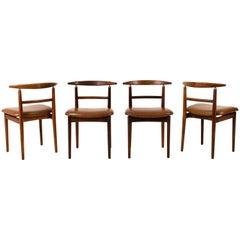 Set of Four Mid-Century Modern Chairs by Helge Sibast for Sibast, Denmark