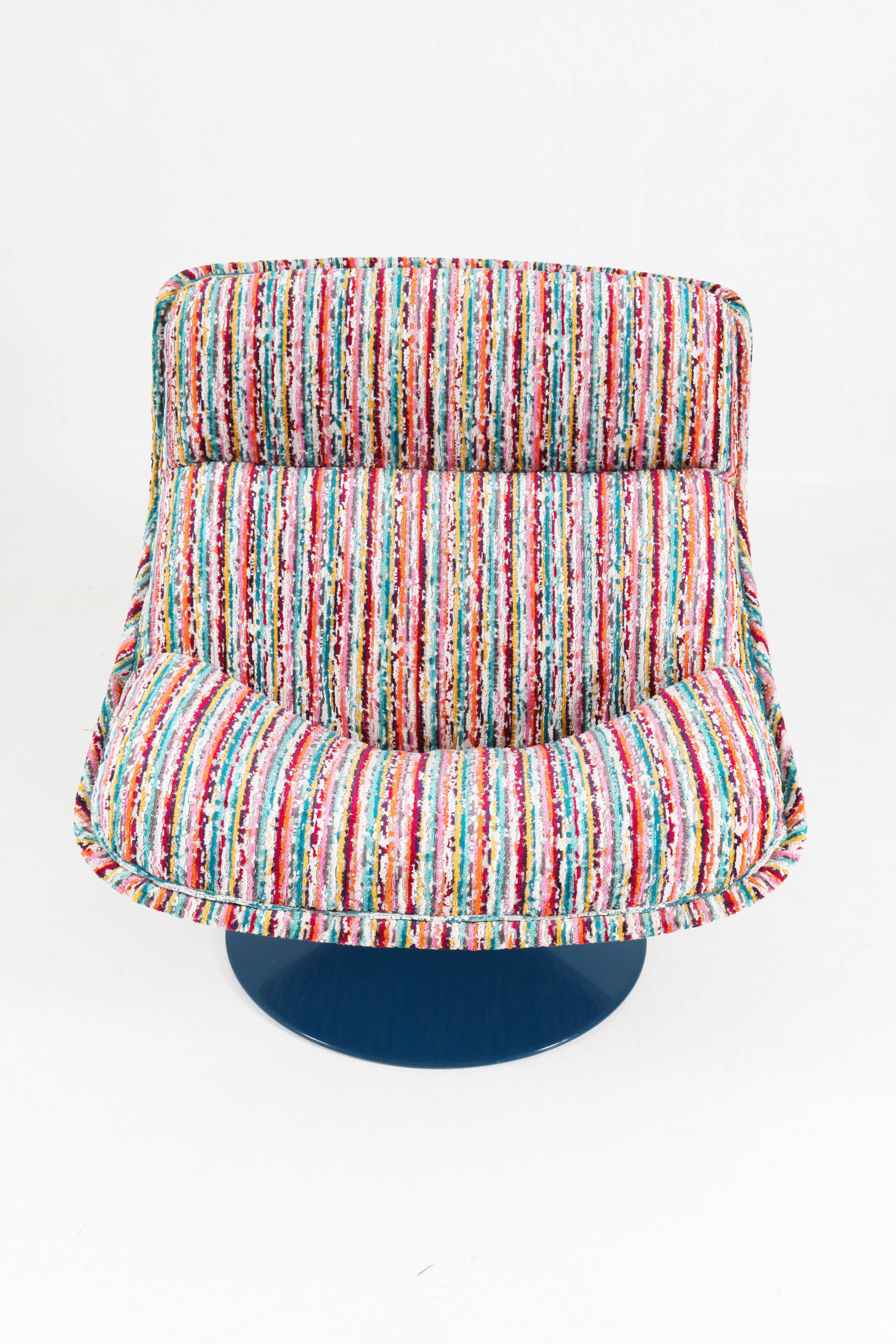 Mid-Century Modern Swivel Chair Model F518 by Geoffrey Harcourt for Artifort 2