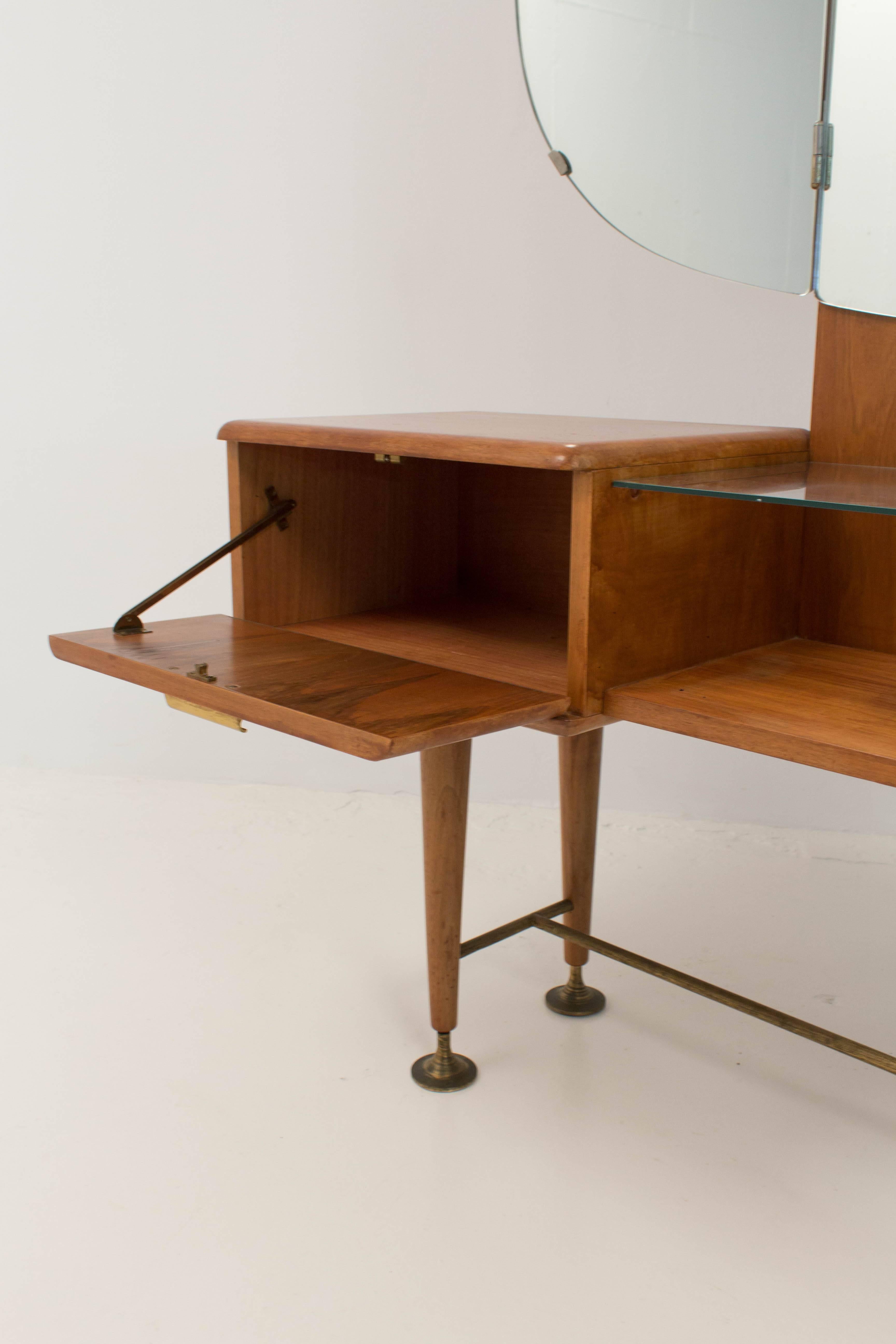 mid century modern dressing table