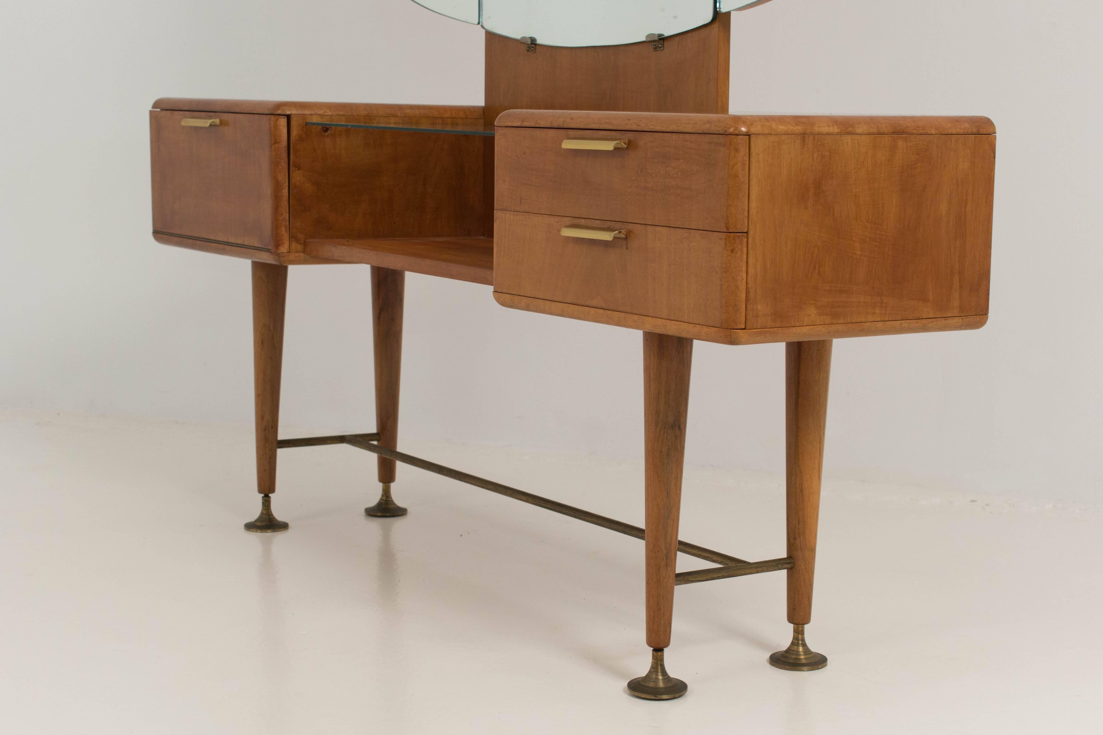 Rare Mid-Century Modern Vanity or Dressing Table by A.A. Patijn for Zijlstra In Good Condition In Amsterdam, NL