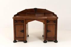 Rare and Important Art Deco Amsterdam School Desk by Fa. Drilling, Amsterdam