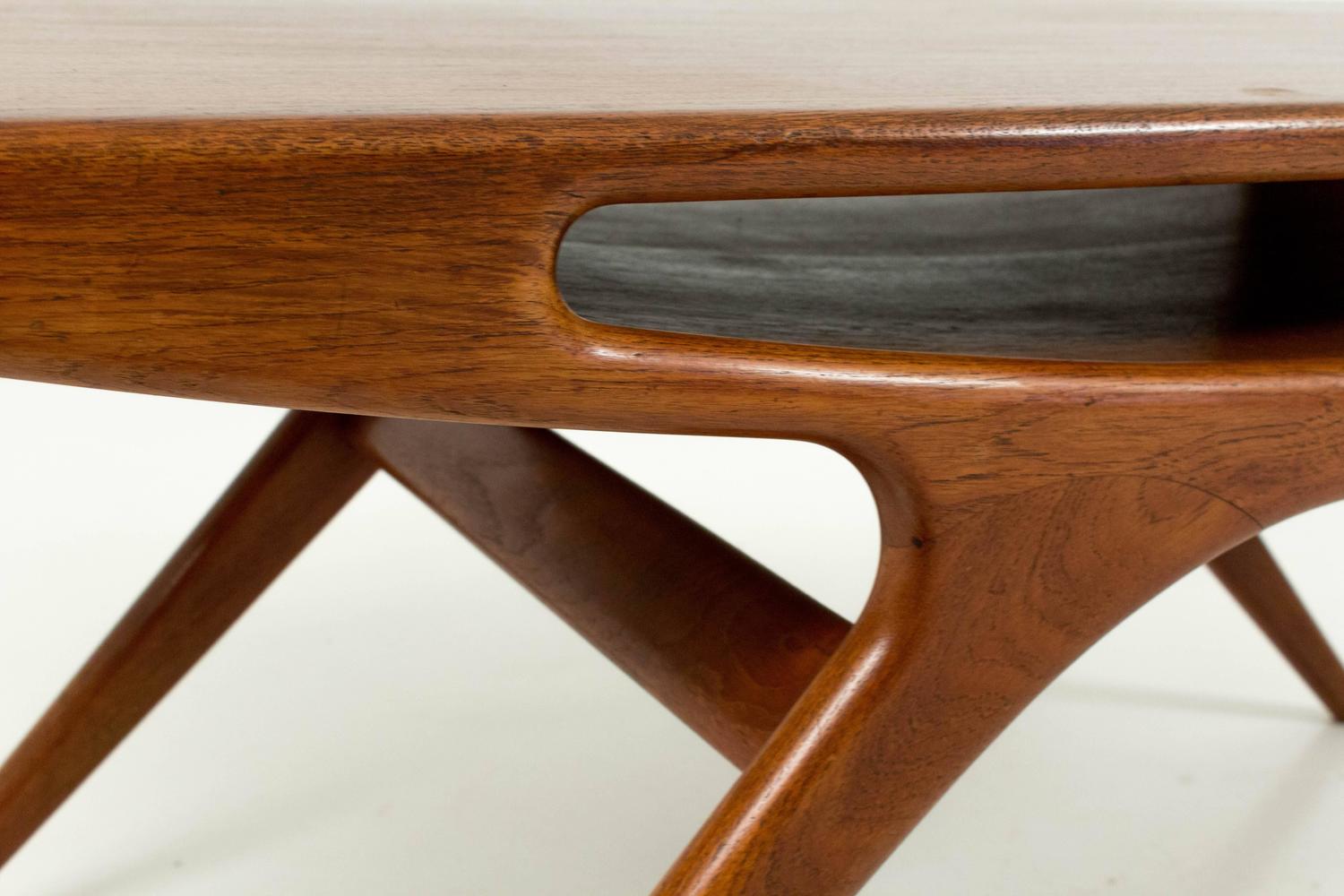 Iconic Smile Coffee Table by Johannes Andersen for CFC ...