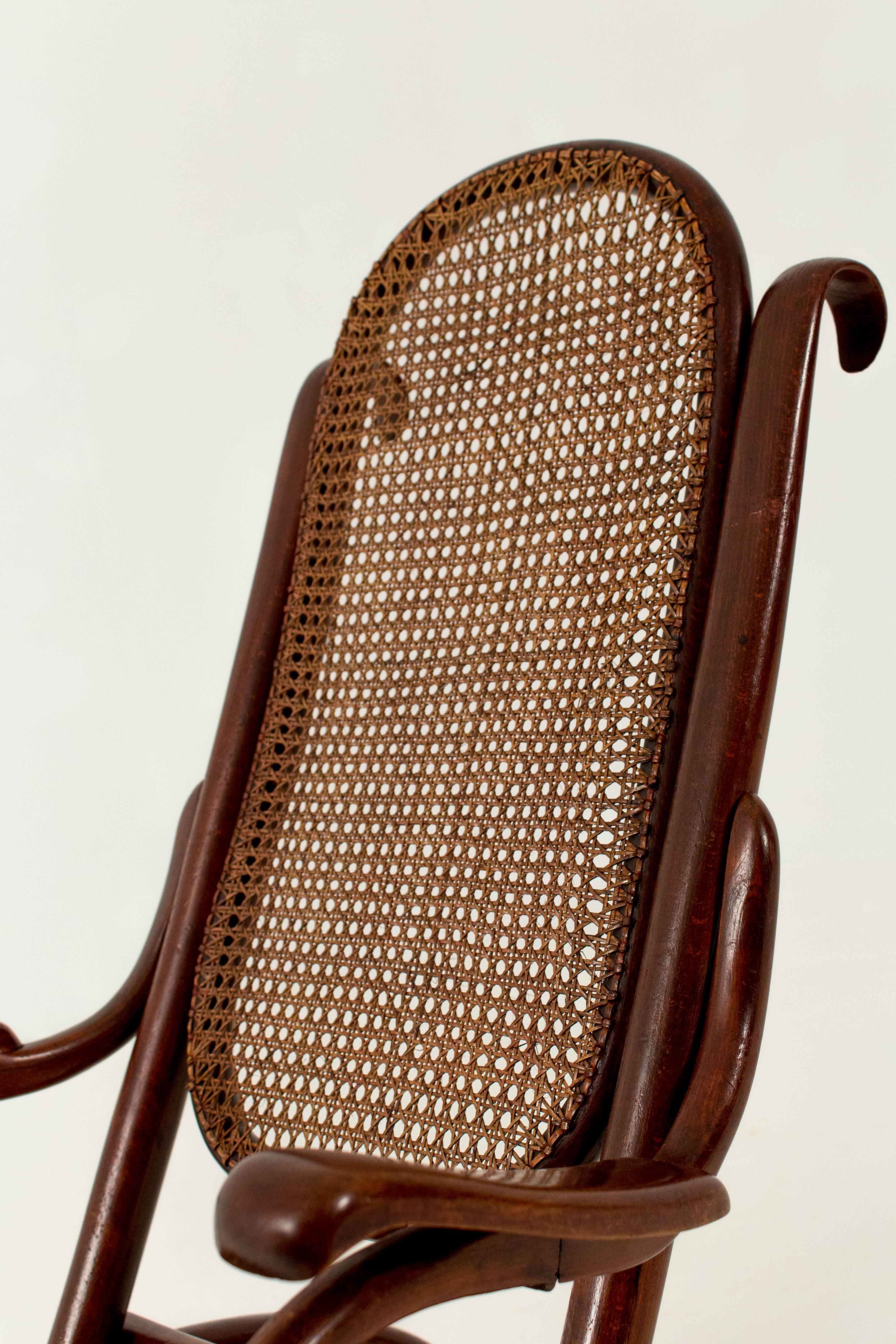 Hand-Woven Thonet Fold Chair Austria 1890s