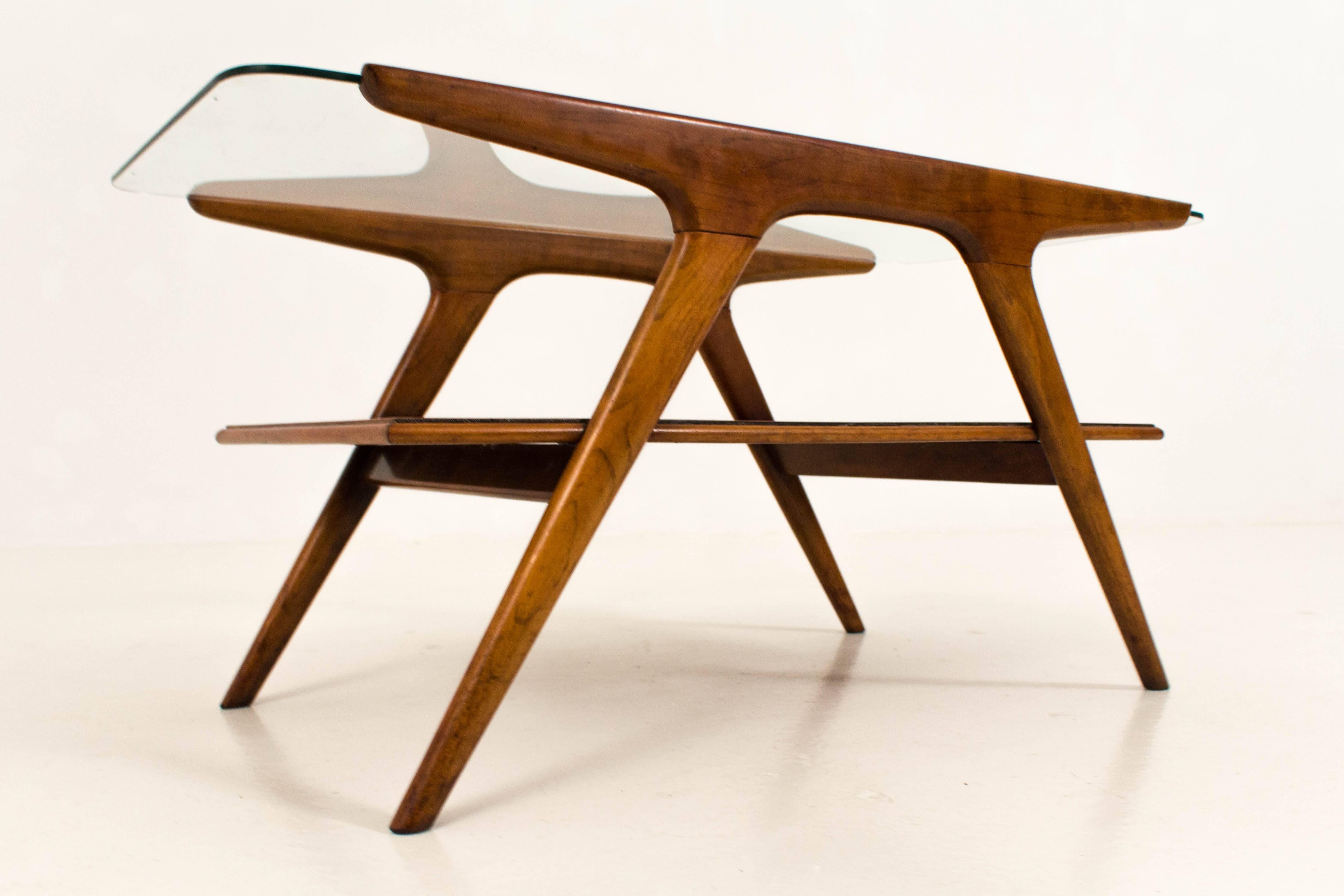 Funky Mid-Century Modern Coffee Table by Cesare Lacca for Cassina In Good Condition In Amsterdam, NL