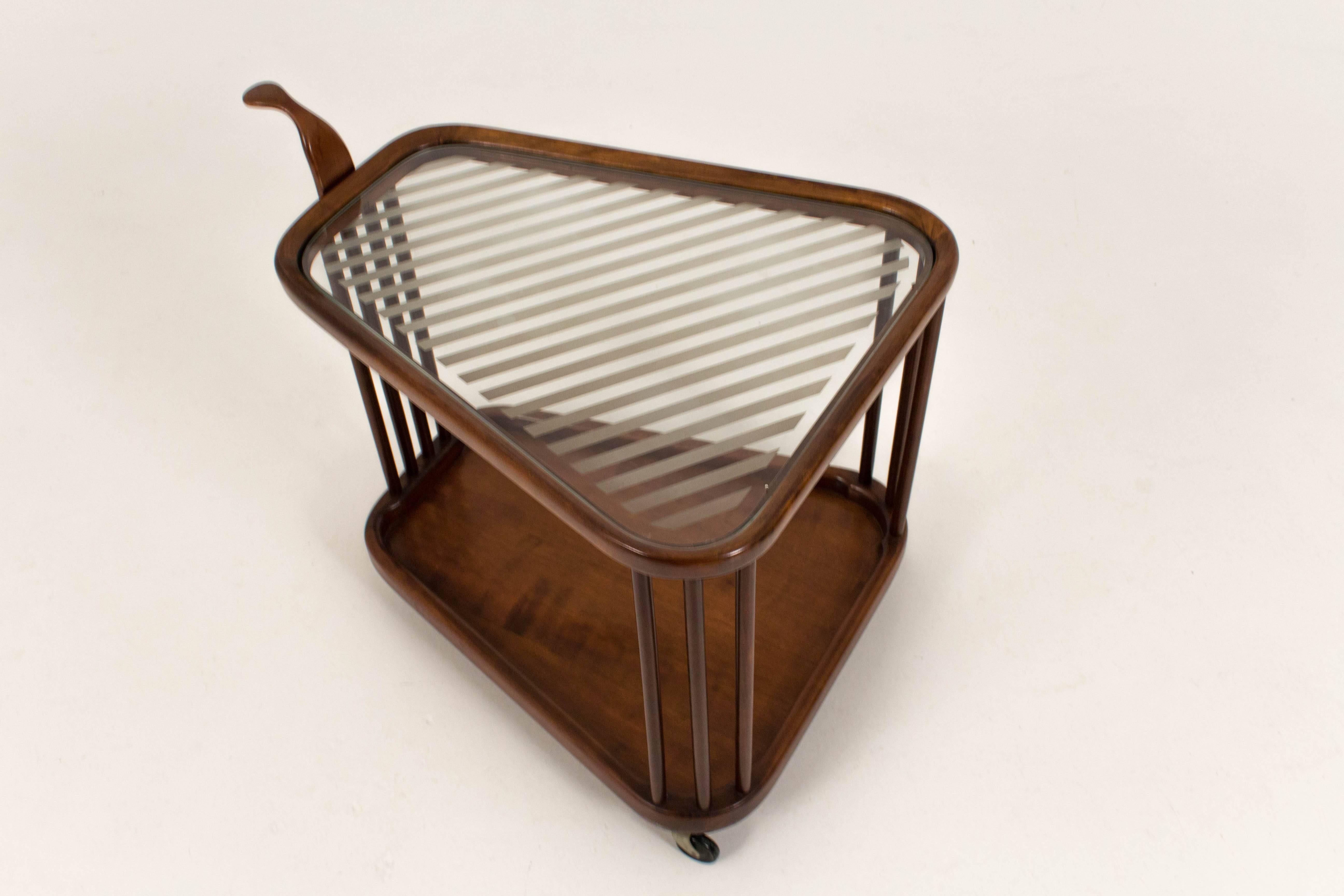 Mid-20th Century Mid-Century Modern Serving Trolley In The Style Of Cesare Lacca