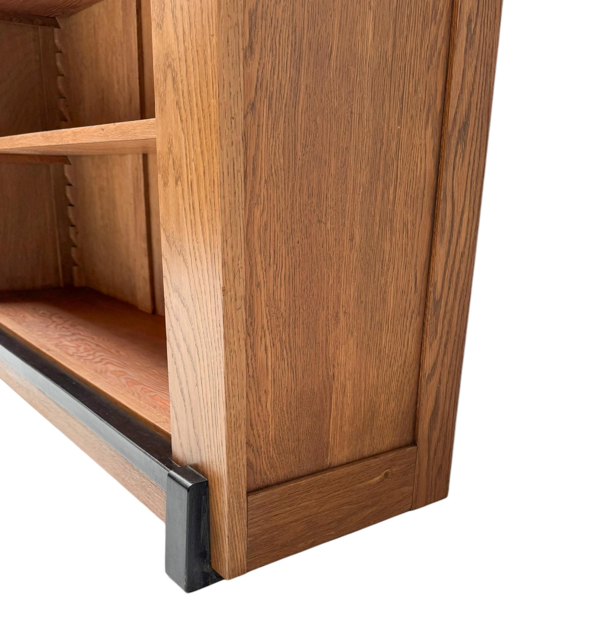 Art Deco Modernist Open Bookcase by Jan Brunott, 1920s For Sale 4