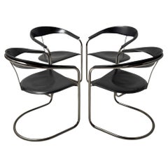 Four Post-Modern Armchairs by Arrben Italy, 1980s