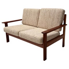 Medioevo Moderno  Divano Knoll Antimott a due pezzi di Walter Knoll / Wilhelm Knoll