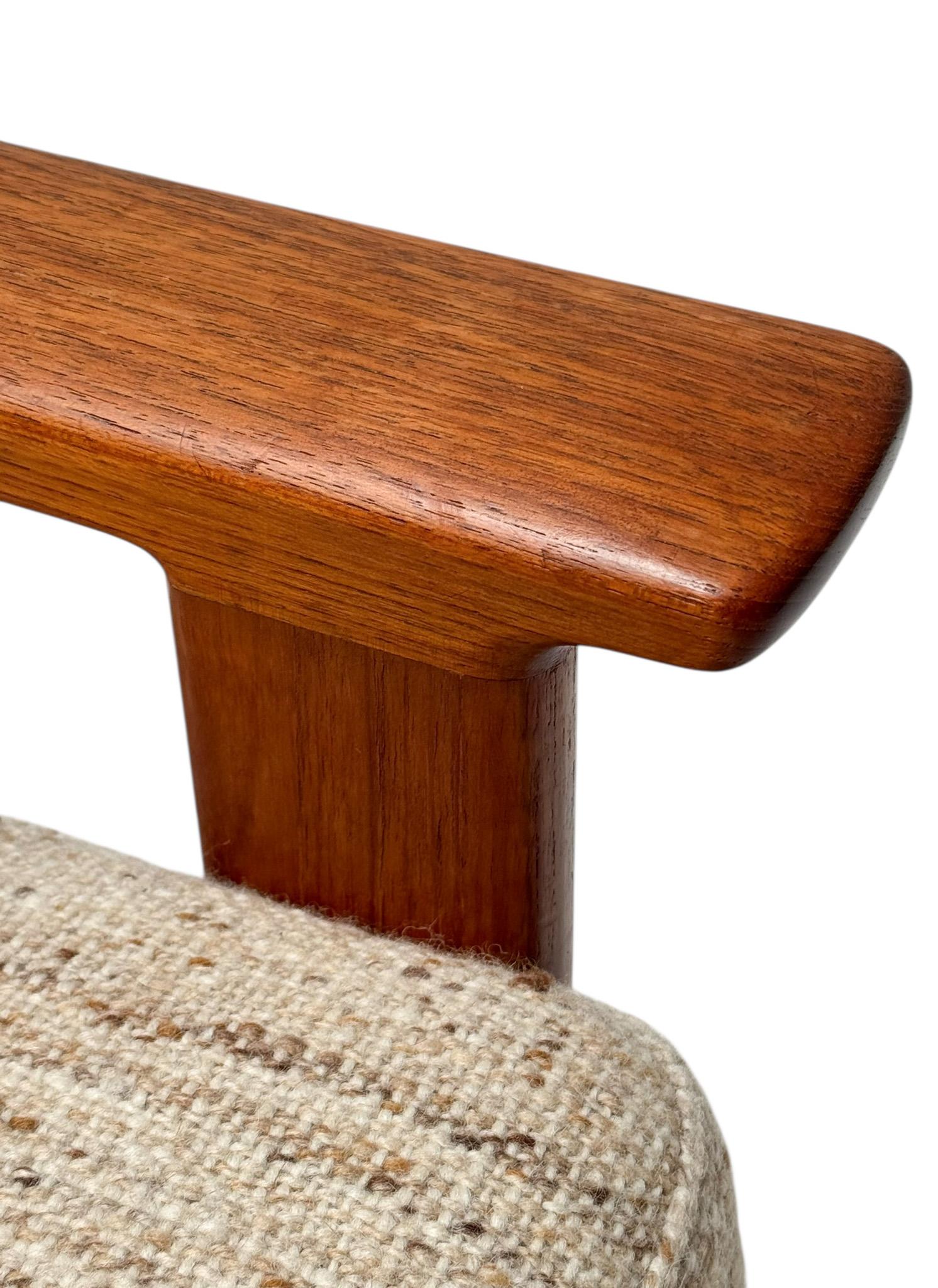 Sillón Moderno de Mitad de Siglo Antimott de Walter Knoll / Wilhelm Knoll, Años 60 en venta 7