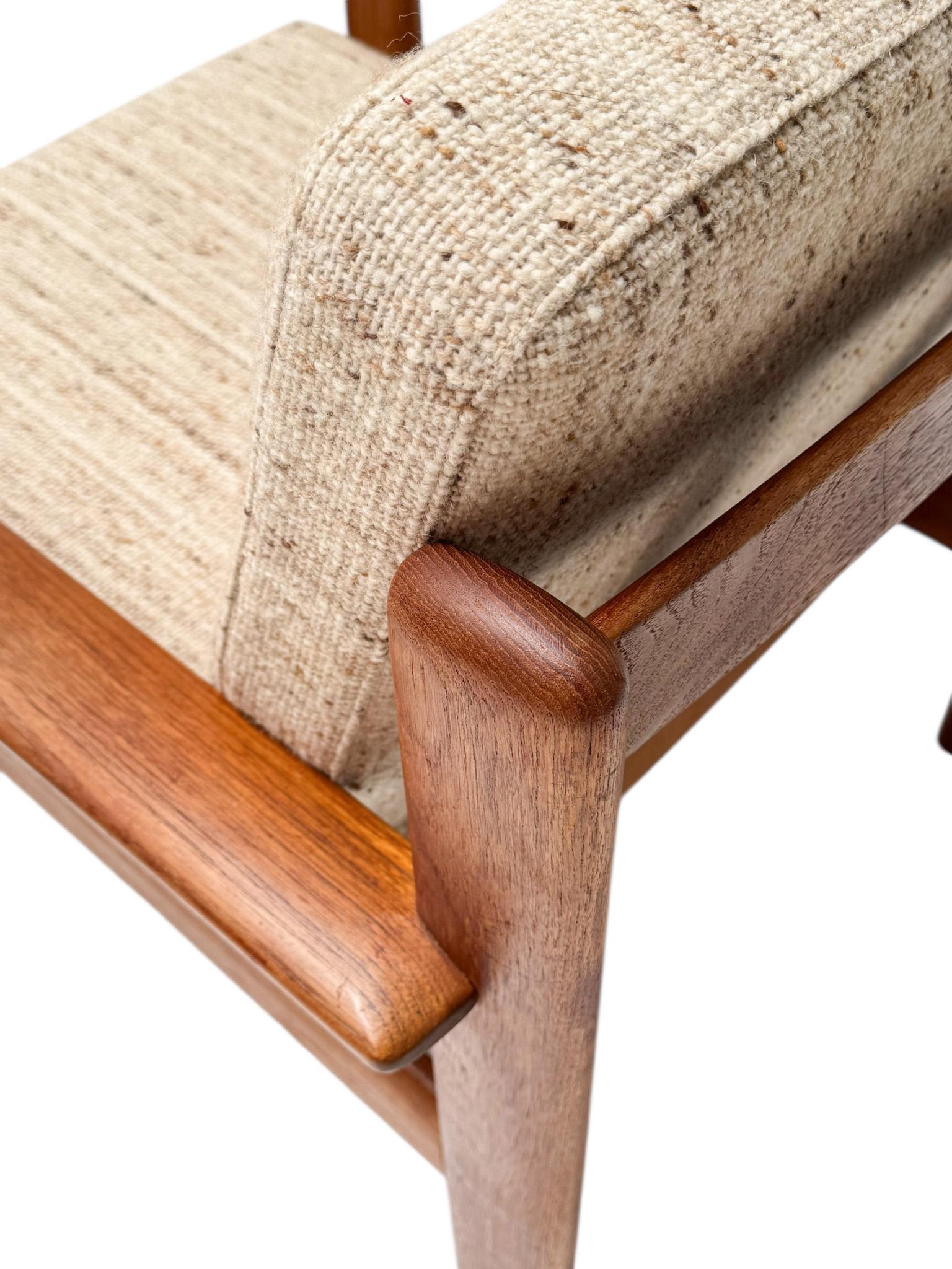 Sillón Moderno de Mitad de Siglo Antimott de Walter Knoll / Wilhelm Knoll, Años 60 en venta 6