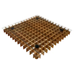 XL Kyoto Graphic Coffee Table by Gianfranco Frattini for Ghianda / Knoll, 1974