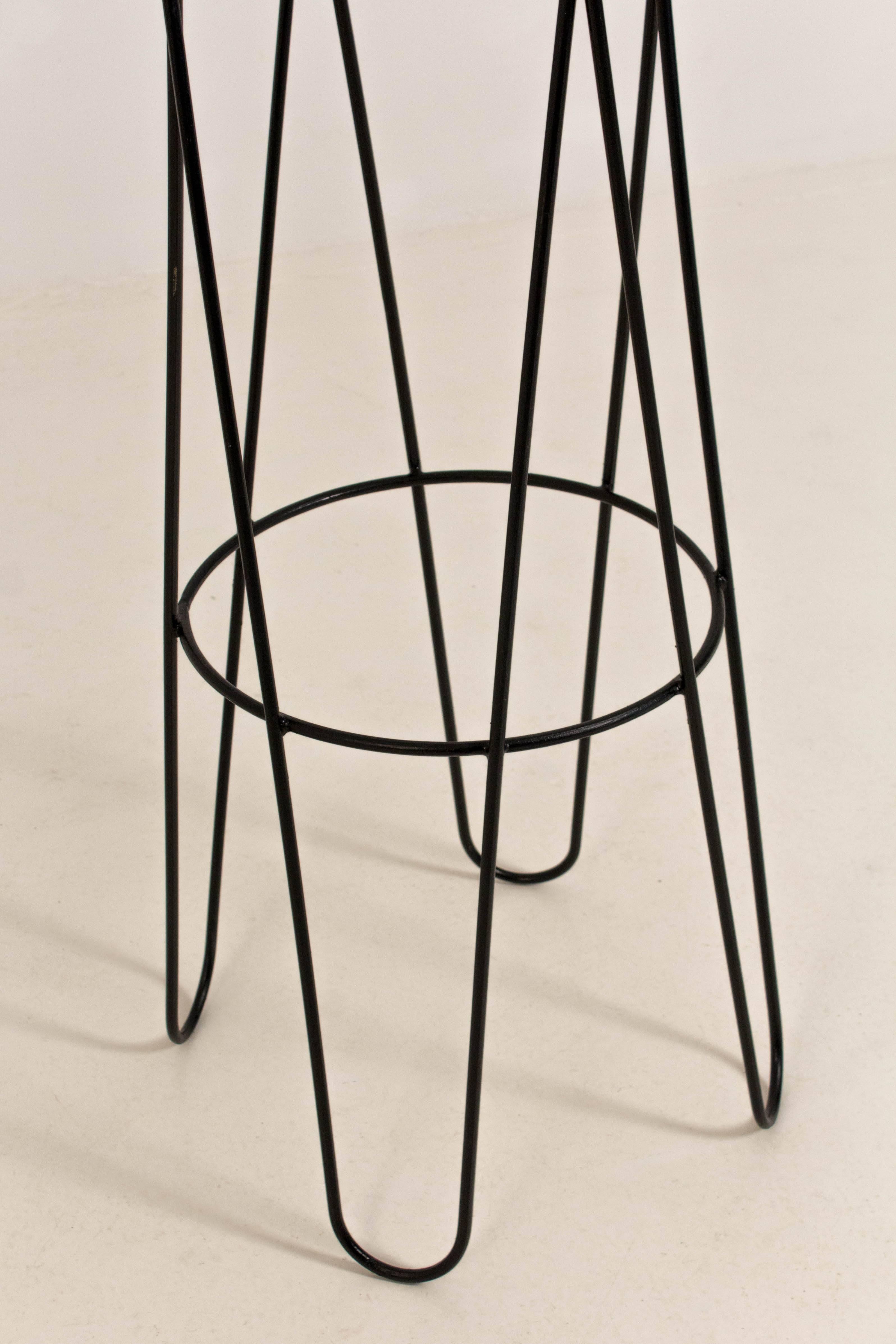 Mid-Century Modern French Iron Coat Stand by Roger Feraud In Good Condition In Amsterdam, NL